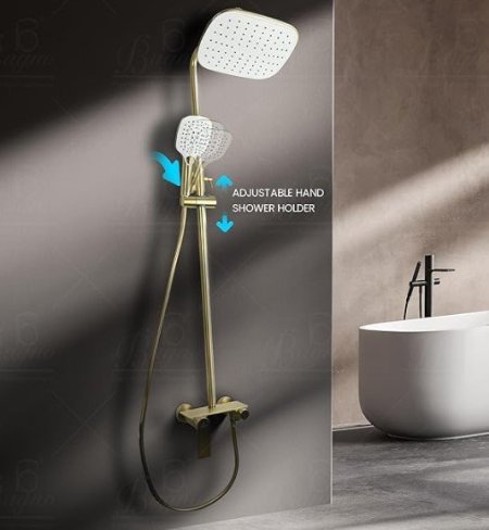Brush ستاند دش Gold